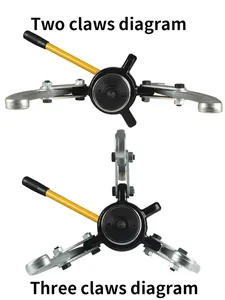 Dooroom Extrator de Rolamento de Roda Ajustável 5/10 Ton Três mandíbulas Extrator de Engrenagem Hidráulica do Cilindro de Remoção de Rolamento - Product Image 2