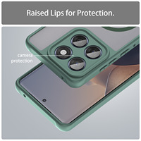 Étui de téléphone portable magnétique antichoc en TPU+PC avec design sportif givré mat pour Pura 90 Pro Max