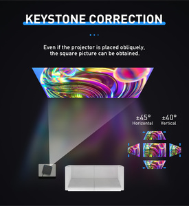 Yinzam 3840x2160P 4K DLP <span class=keywords><strong>LINK</strong></span> projecteur 3D Android 9 2GB + 16GB double WiFi projecteurs 3000 Lumens mise au point automatique 3D MAX projecteur de cinéma - Product Image 4