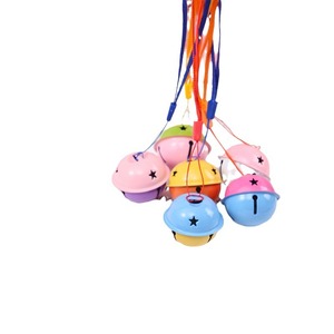 Two Tone Metal Christmas Bell <b>Keychain</b> 4cm Zinc Alloy Portable Holiday Gift Friend Present Small Decorative Pendant - Product Image 3
