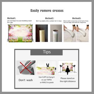 บูธถ่ายรูป7x5ft ภาพอีสเตอร์ตกแต่งพื้นหลังฤดูใบไม้ผลิรั้วไข่กระต่ายอีสเตอร์สีสันสดใส & ของตกแต่งผนังหญ้าสำหรับถ่ายภาพ209 # - Product Image 5