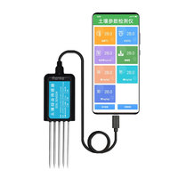 Équipement de test du sol Renke Smart 4 en 1, EC, PH, température, humidité, interface USB, capteur de sol pour l'agriculture de précision