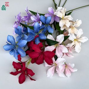 Fleurs artificielles en soie Bauhinia, décoration de mariage, style moderne fait main, origine Chine - Product Image 3