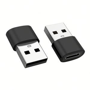 Adaptateur Type-C vers USB 2.0 OTG, câble convertisseur mâle-femelle pour ordinateur portable, téléphone, ordinateur, sortie DC, garantie de 12 mois - Product Image 1