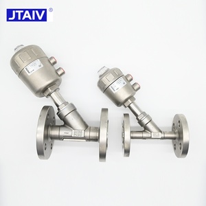 JTAIV Flange Angle Seat High Temperature PTFE <b>Seal</b> Normally Open 2 Way Pneumatic Stainless Steel Body DN15-DN100 - Product Image 6