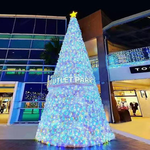 <span class=keywords><strong>Arbre</strong></span> de Noël géant extérieur personnalisable avec cadre métallique lumineux LED - Product Image 2