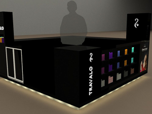 Thiết kế tủ trưng bày nước hoa 3x3.5m trong trung tâm mua sắm Cửa hàng mỹ phẩm trưng bày màu đen hiện đại và tủ trưng bày màu trắng <span class=keywords><strong>2025</strong></span> M2 - Product Image 5