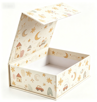 Boîte à rabat magnétique en carton personnalisée, boîte cadeau rigide avec logo personnalisé pour bougies, bijoux, cadeaux de mariage, emballage en gros