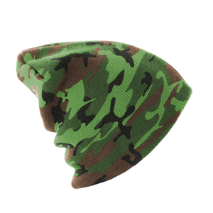 Chapeau en laine pour femmes, tricot, bonnet Slouchy, chaud, Baggy - Product Image 4