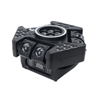 Projecteur laser LED RGBW 4-en-1 MOKE 150W avec DMX512 et activation sonore pour DJ, discothèque, bar, karaoké, fête, scène