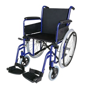 Silla de Ruedas Manual Plegable de Acero Inoxidable de Grado Médico con Reposapiés para Pacientes de Hospital, Hogares de Ancianos, Personas Mayores y Discapacitadas, <span class=keywords><strong>OEM</strong></span> ODM - Product Image 1