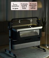 Berceau à bascule électrique automatique pour bébé, lit à bascule électrique variable, berceau à bascule pour nouveau-né, vente en gros