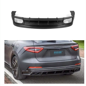 Kit de carrosserie OEM en fibre de carbone pour <span class=keywords><strong>Maserati</strong></span> Levante Nouveau séparateur de becquet de diffuseur de lèvre de pare-chocs arrière - Product Image 4