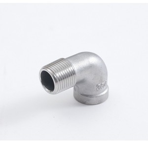 Stainless Steel Forged Internal Thread Elbow 304 Right Angle Connector High Pressure Pipe Fitting - Product Image 2