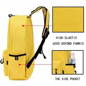 Wholesale Custom Logo Oxford Cloth Casual Book Bag Student Laptop <b>Backpack</b> School Bag for Boys Girls Teenagers - Product Image 4
