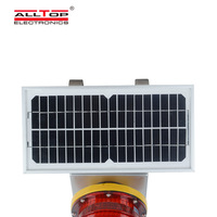 ALLTOP Hochwertige IP65 wasserdichte solar betriebene LED Marine Navigation Aviation Hindernis Notfall warnleuchte