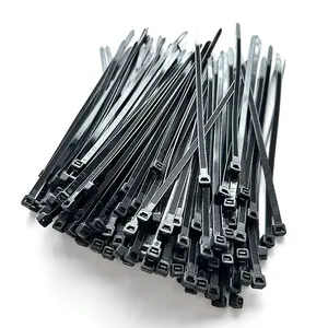 plastic Flat Cable Ties Low Profile Large Nylon 400mm Self-locking as Request Free Sample 2.5*100 Nylon66