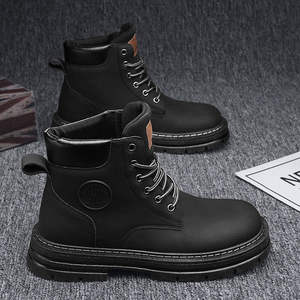 Zapatos de Senderismo para Hombre, Cómodos e Impermeables, con Punta Redonda, Parte Superior de Cuero Genuino, Suela de TPR, Detalle de Malla, Aptos para Todas las Estaciones - Product Image 2