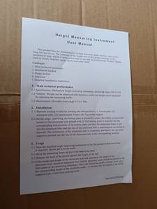 HM-P10 병원용 이동식 신체 스탠드 정밀 성인 및 아동 신장 측정자 높이 측정 장치 - Product Image 6