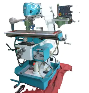 Vertical Spindle Movable Worktable Desktop Benchtop Metal Milling Machine With Universal Head