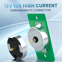 Connecteur magnétique étanche Pogo Pin 12V 10A à courant élevé 2 broches pour chargeur de PCB/appareils industriels