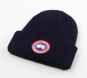 High quality wholesale Beanies beancaps Custom spring and winter knitted chi embroidery marks for outdoor unisex