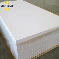 JINBAO Wpc Panel de pared Tablero Pantalla Pared 8MM 18mm Azulejo Acristalamiento Cinta de espuma Moldura Techo Sintra Sign Hojas de espuma de PVC personalizadas