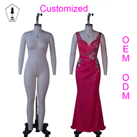 JASMINE FORM Femme Corps Complet Taille Européenne 8 Mannequin Femmes Robe Forme Modèle pour Vêtements Couture Mannequin pour Couture