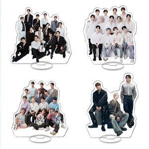 หุ่นอะคริลิค kpop ไอดอล2025แบบตั้งโต๊ะทำจากพลาสติกมีสเน่ห์โปร่งใสออกแบบได้ตามต้องการสำหรับ12th ครบรอบ - Product Image 3