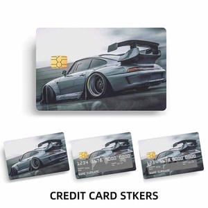 カスタム両面デザイン防水カードステッカー取り外し可能ビニールデビットクレジットカードステッカースキン - Product Image 6
