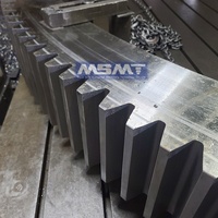 Engrenage annulaire industriel forgé en acier moulé sur mesure pour broyeur à boulets minier, sécheur rotatif, four, grand module de diamètre personnalisé