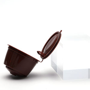 3 uds taza de filtro de cápsula de café de plástico recargable colorida reutilizable con tapa portátil para <span class=keywords><strong>Dolce</strong></span> <span class=keywords><strong>Gusto</strong></span> con cuchara y cepillo - Product Image 5