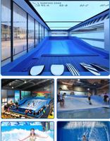 Nouvelle conception de piscine à vagues longue pour la vente