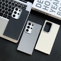 Coque de téléphone pour Samsung S26U, texture simple en silicone souple, coque de protection S24 FE, nouvelle coque S25 A37 A56, sensation premium douce
