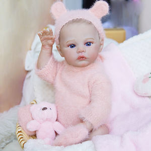 Poupée Reborn Réaliste en Silicone Complet, Nouveau-né Fait Main, Cheveux Personnalisés, Pleure, Endort, Sucette Magnétique, Anatomiquement Correcte - Product Image 2