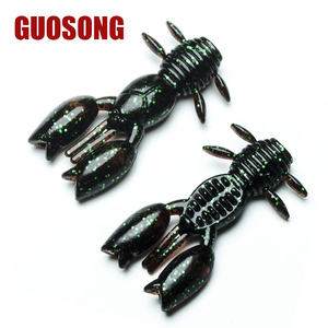 Señuelo de Pesca Chinu Koro Craw, 4 cm/1.8 g, 10 Piezas/Bolsa, Señuelo de Plástico Suave <span class=keywords><strong>Selco</strong></span>, Forma Realista de Cangrejo de Río, para Pesca de Lubina y Peces Depredadores - Product Image 3
