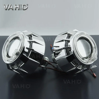 BaoBao CH10 Éclairage Double 2,5 pouces 35W Phare HID Bi-Xénon Lentille de projecteur Angel Devil Eyes pour Voiture Moto