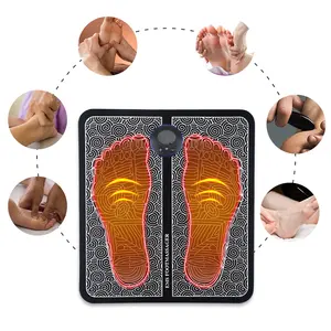 Sağlık kan dolaşımını artırmak ağrı ağrı rahatlatmak ayak kas stimülatörü elektrik EMS masaj pedi ayak masaj matı