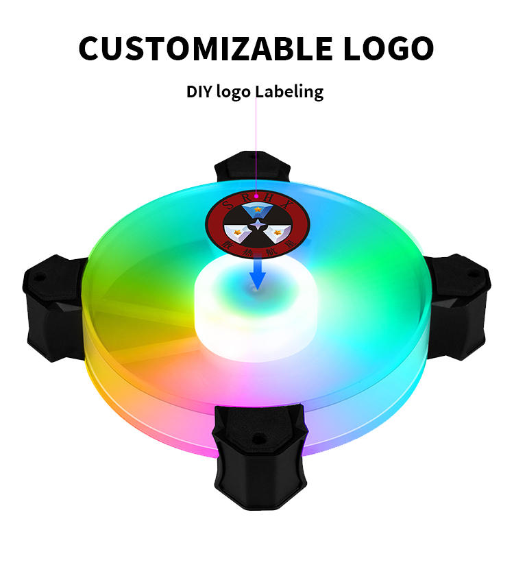 Best Selling Custom Computer Fan CPU Heatsink Cooling 3 Pack Fan RGB