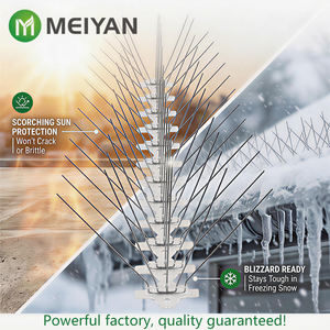 Púas Antipájaros de Acero Inoxidable Sólido de 5 Puntas, Resistentes a la Corrosión, Ecológicas, Duraderas, con Base de Plástico, Repelente de Palomas, Venta al por Mayor - Product Image 3