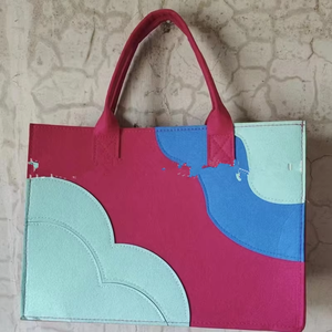 Offre Spéciale FASHION CHEAP Sac à main simple en feutre floral pour femme. Z0918 - Product Image 2