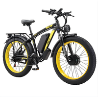 Fabricant chinois, nouveau design, vélo de montagne électrique de haute qualité de 26 pouces avec cadre en acier, batterie au lithium, moteur à moyeu arrière