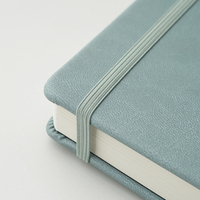 Agenda personnalisé avec impression de logo Agenda personnalisé Journal avec couronne Cahier A5 couverture en cuir PU bleu Agenda quotidien