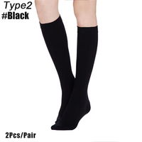 Médical 30/40 Mmhg Compression Chaussette DVT Genou Haute Cuisse Chaussettes Haute Anti Embolie DVT Bas Medias Antiembolicas