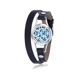 Dainty Stainless Steel <b>Locket</b> Aromatherapy Essential Oil Diffuser Bracelet for Unisex Casual/Sporty & Fashionable - Product Image 3