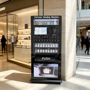Nouvelle machine distributrice de parfum sur pied 2-en-1 à 10 buses, personnalisable avec distributeur de boîtes de parfum pour centres commerciaux - Modèle 2026 - Product Image 1