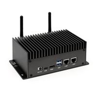 Jetson Orin NX Super 16 Go (version Wi-Fi) Boîtier IA - Kit de développement IA avec OS Linux, double ports Ethernet et positionnement GPS