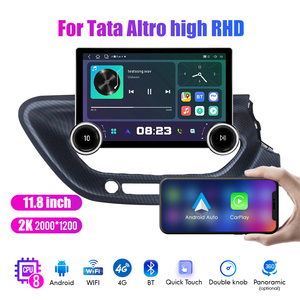Radio de coche Android 2Din de 11,8 pulgadas para Tata Altro High RHD 2K QLED pantalla estéreo de coche REPRODUCTOR DE DVD para coche Carplay Android Auto - Product Image 3