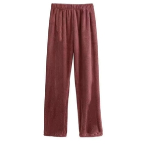 <span class=keywords><strong>Pantalon</strong></span> de <span class=keywords><strong>pyjama</strong></span> en polaire doux pour femmes d'hiver, vêtements de détente thermiques, vêtements de nuit confortables pour la maison - Product Image 6