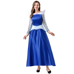 Disfraz de Princesa de la Bella Durmiente para Mujer Adulta, Vestido de Cosplay Rosa y Azul con Falda Larga, Traje para Fiesta de Disfraces, Primavera 2025 - Product Image 5